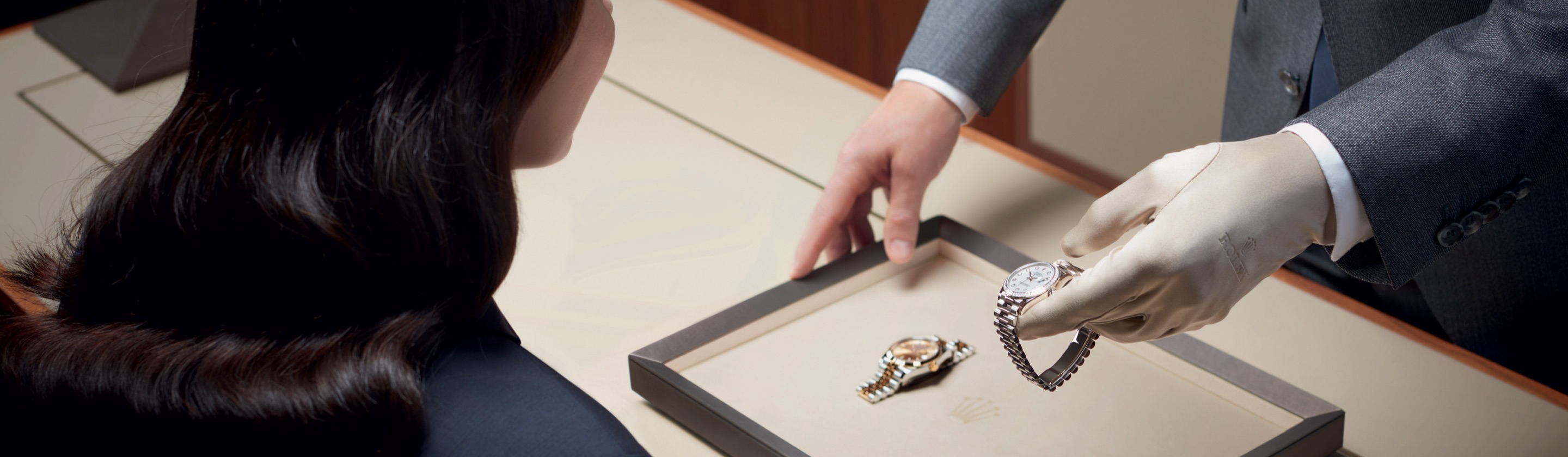 Rolex Datejust in White Rolesor - combination of Oystersteel and white gold, M278344RBR-0021 - Verga 1947
