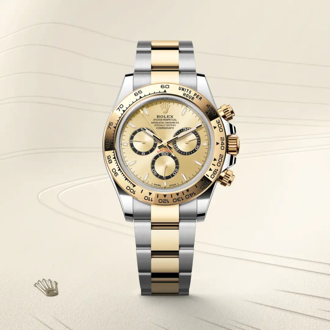 Rolex Cosmograph Daytona in Rolesor giallo (combinazione di acciaio Oystersteel e oro giallo), M126503-0004 - Verga 1947