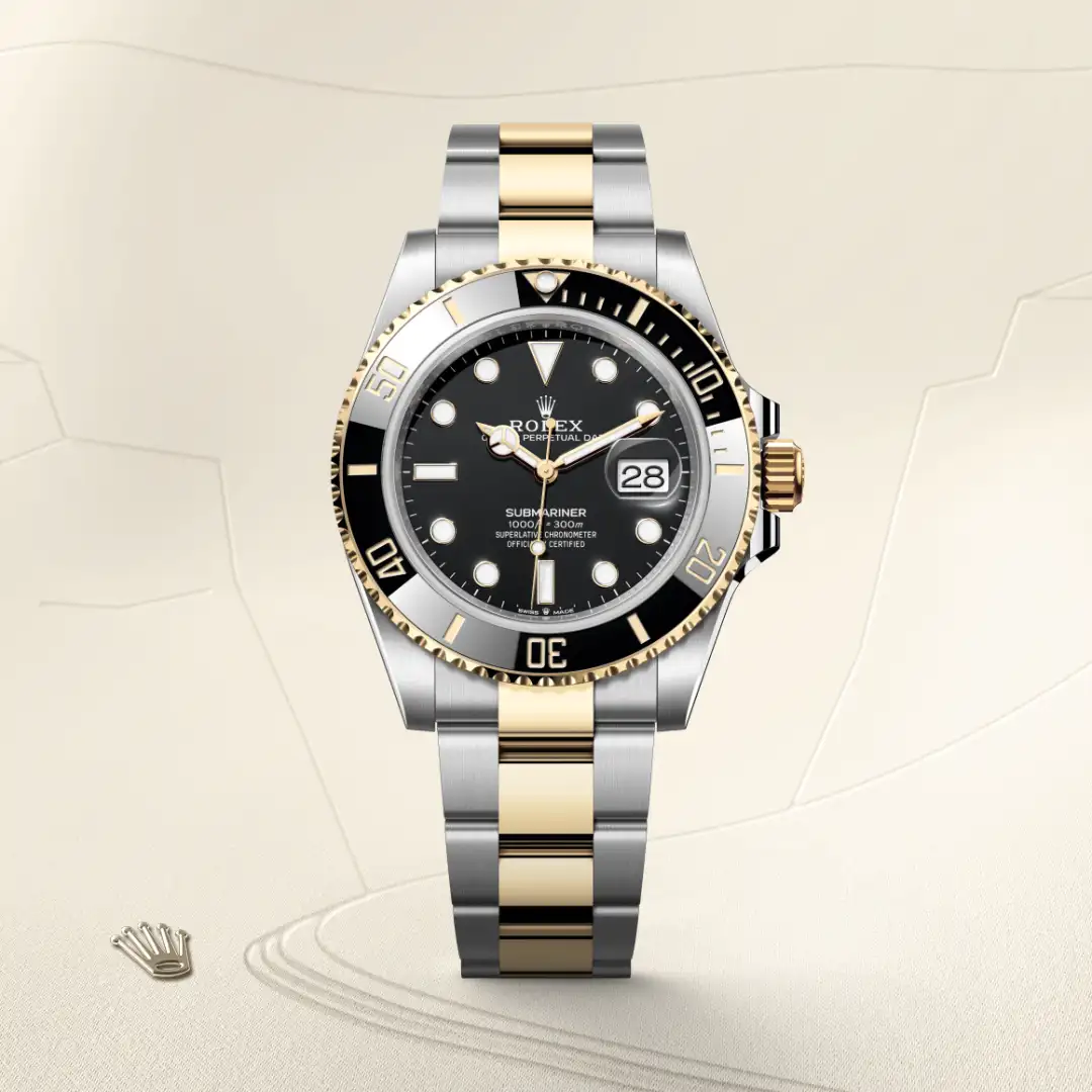 Rolex Submariner in Yellow Rolesor - combination of Oystersteel and yellow gold, M126613LN-0002 - Verga 1947