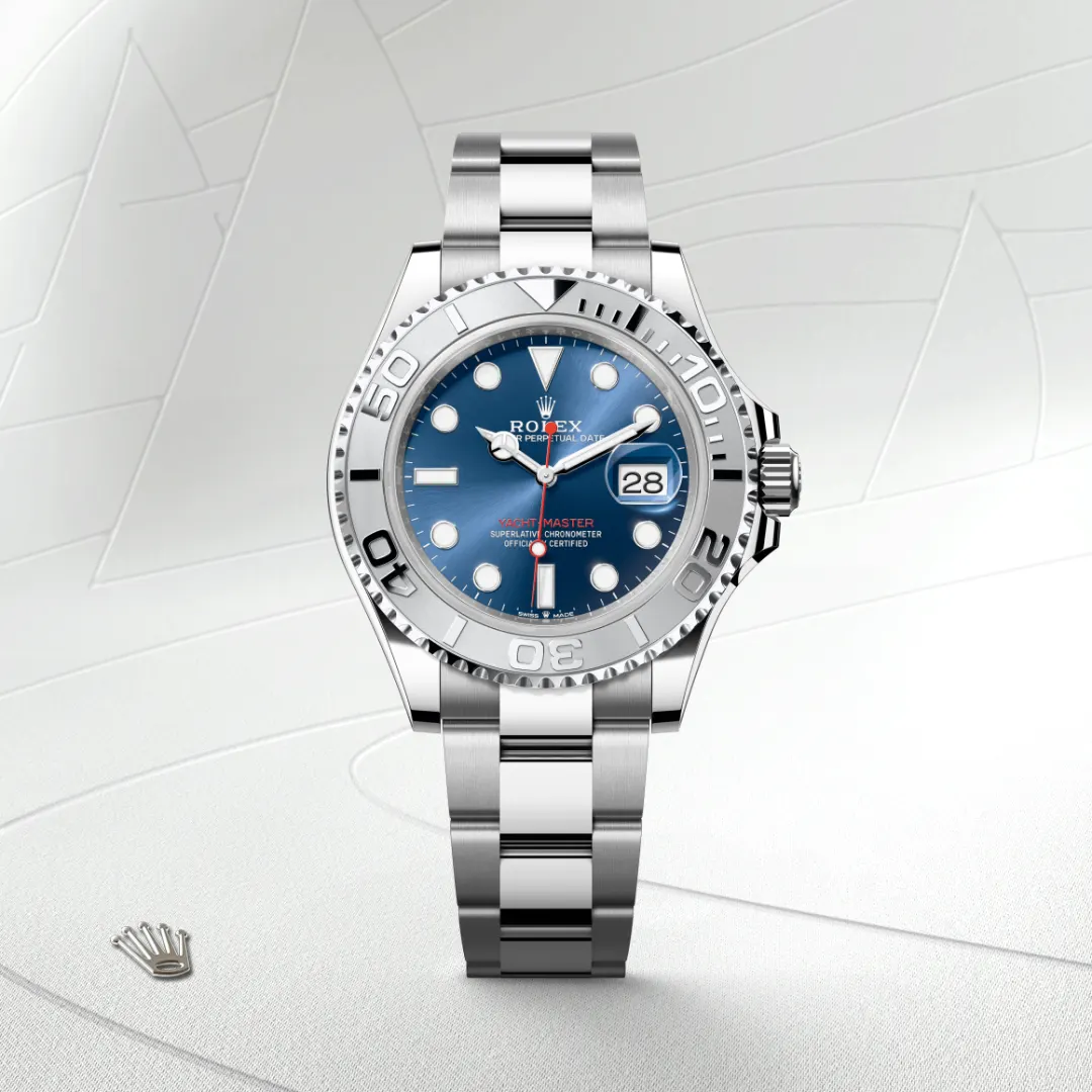 Rolex Yacht-Master in Rolesium (combinazione di acciaio Oystersteel e platino), M126622-0002 - Verga 1947