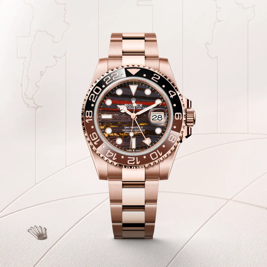 Rolex GMT-Master II in 18 ct Everose gold, M126715CHNR-0002 - Verga 1947