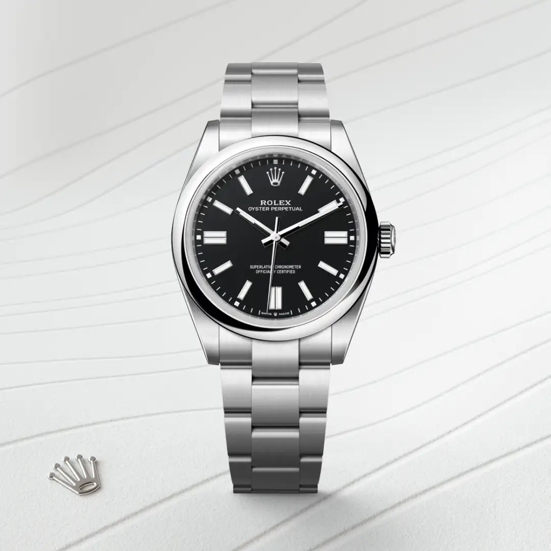 Rolex Oyster Perpetual in Oystersteel, M134300-0008 - Verga 1947