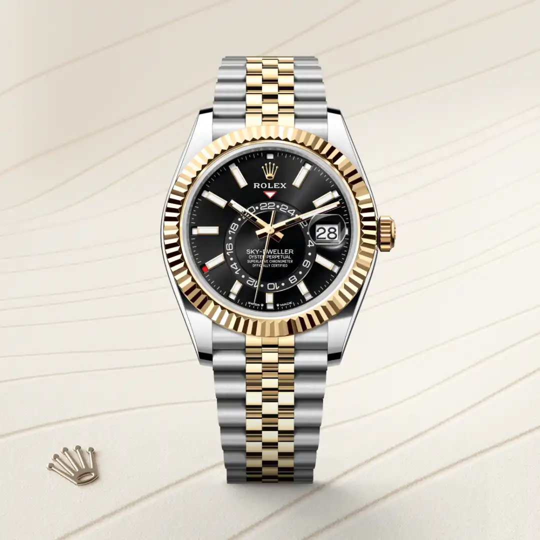 Rolex Sky-Dweller in Rolesor giallo (combinazione di acciaio Oystersteel e oro giallo), M336933-0004 - Verga 1947