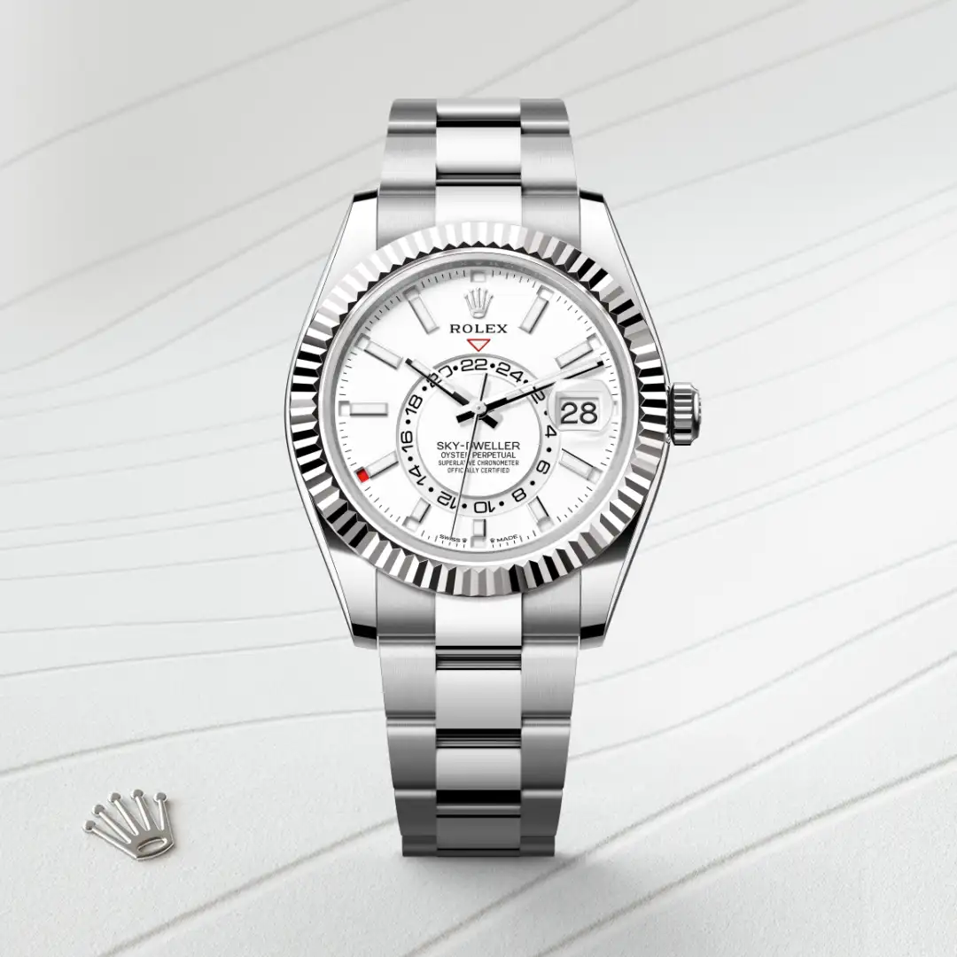 Rolex Sky-Dweller in Rolesor bianco (combinazione di acciaio Oystersteel e oro bianco), M336934-0003 - Verga 1947