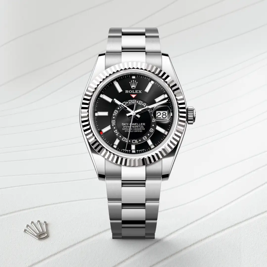 Rolex Sky-Dweller in White Rolesor - combination of Oystersteel and white gold, M336934-0007 - Verga 1947