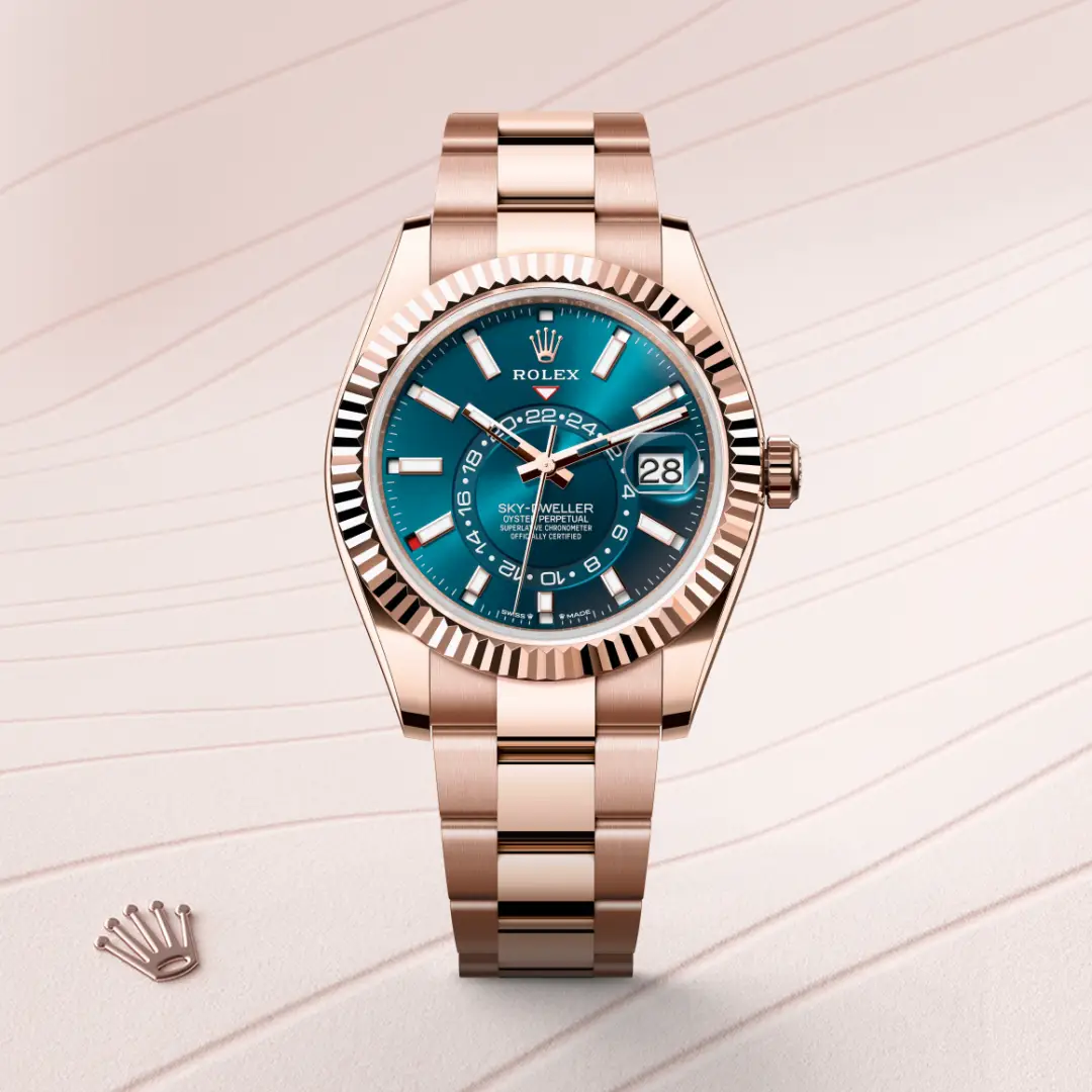 Rolex Sky-Dweller in 18 ct Everose gold, M336935-0001 - Verga 1947