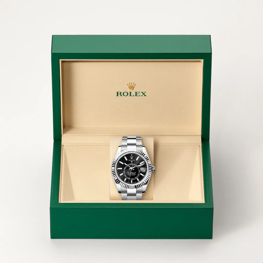 Rolex Sky-Dweller in White Rolesor - combination of Oystersteel and white gold, M336934-0007 - Verga 1947