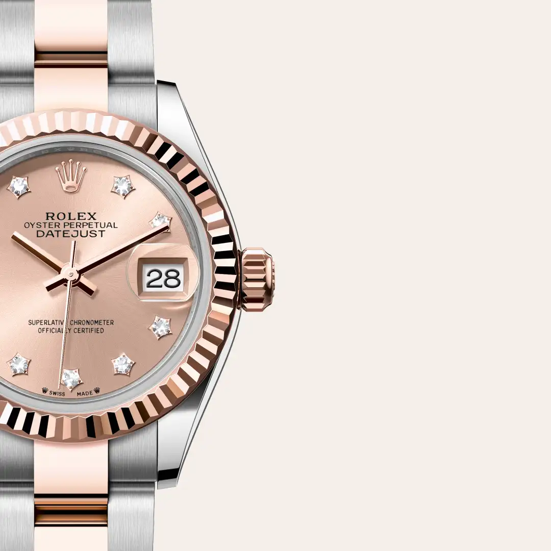 Rolex Lady-Datejust in Everose Rolesor - combination of Oystersteel and Everose gold, M279171-0028 - Verga 1947