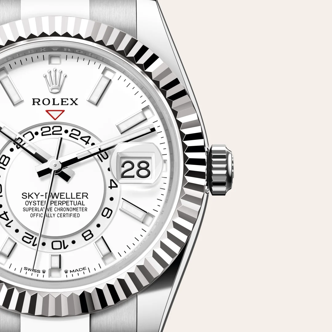 Rolex Sky-Dweller in Rolesor bianco (combinazione di acciaio Oystersteel e oro bianco), M336934-0003 - Verga 1947
