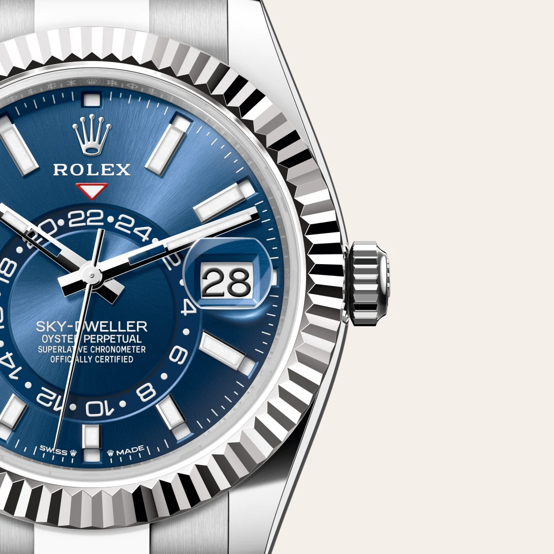 Rolex Sky-Dweller in Rolesor bianco (combinazione di acciaio Oystersteel e oro bianco), M336934-0005 - Verga 1947