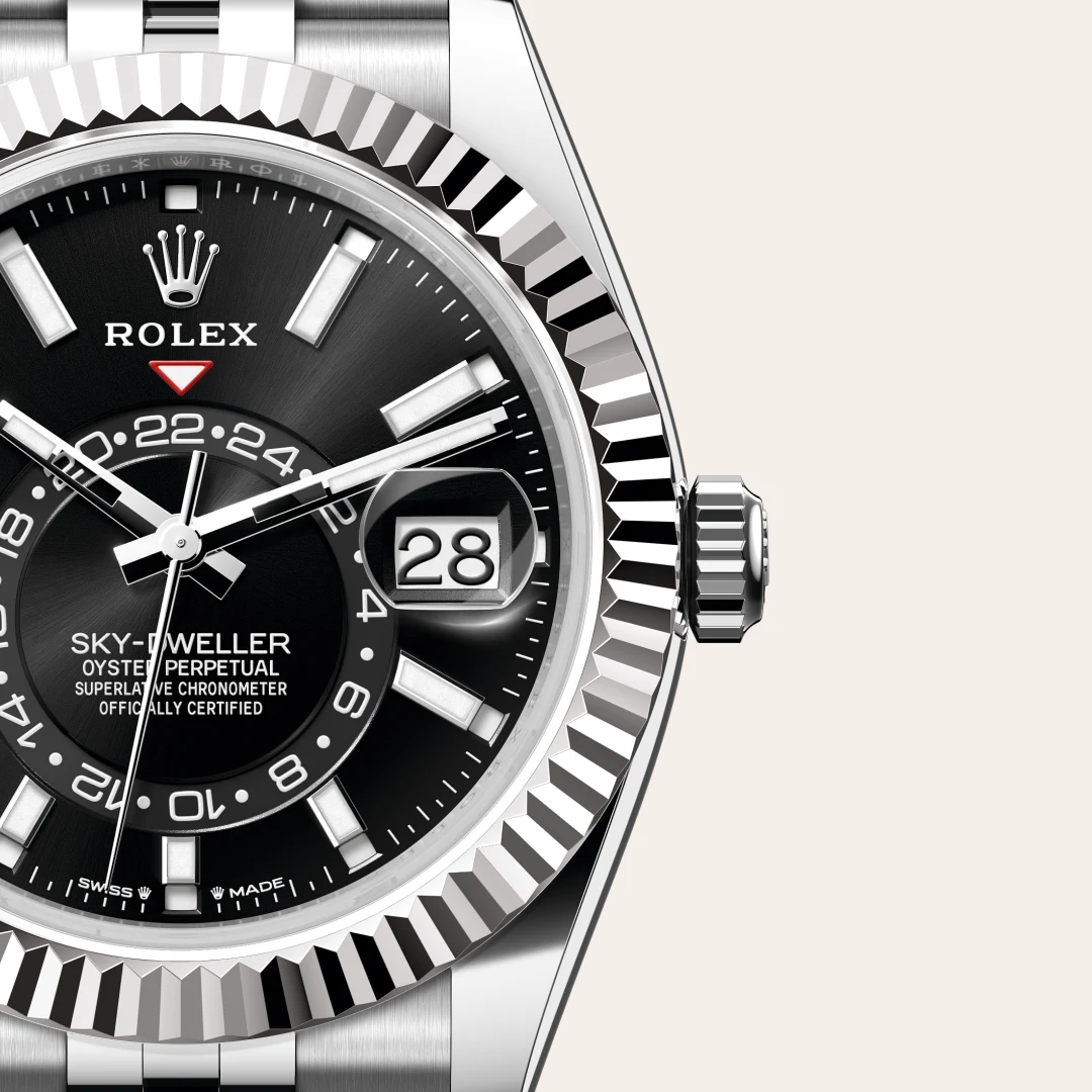 Rolex Sky-Dweller in White Rolesor - combination of Oystersteel and white gold, M336934-0008 - Verga 1947