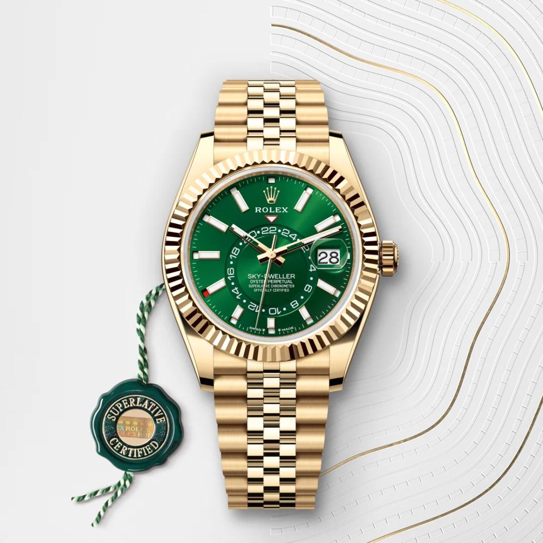 Rolex Sky-Dweller in 18 ct yellow gold, M336938-0008 - Verga 1947