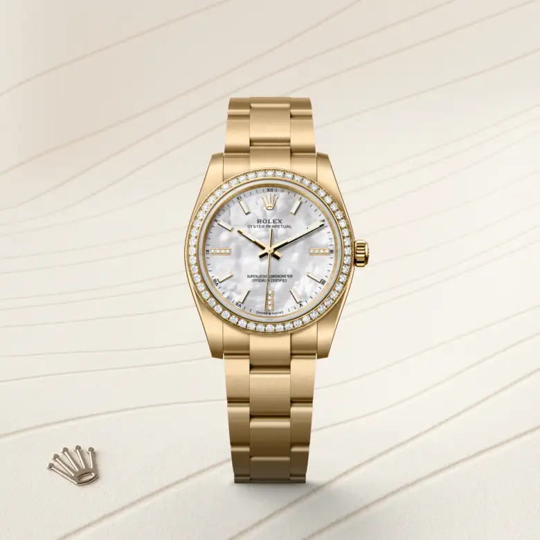 Rolex Oyster Perpetual in Oro giallo 18 ct, M124248RBR-0001 - Verga 1947