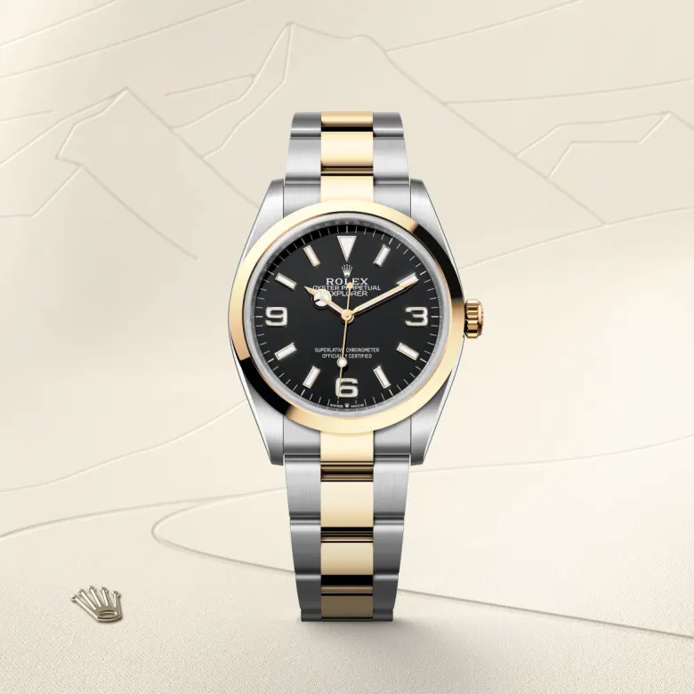 Rolex Explorer in Yellow Rolesor - combination of Oystersteel and yellow gold, M124273-0001 - Verga 1947