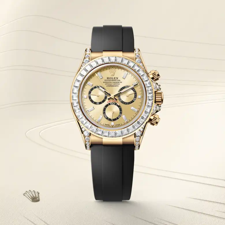 Rolex Cosmograph Daytona in Oro giallo 18 ct, anse con diamanti, M126538TBR-0004 - Verga 1947