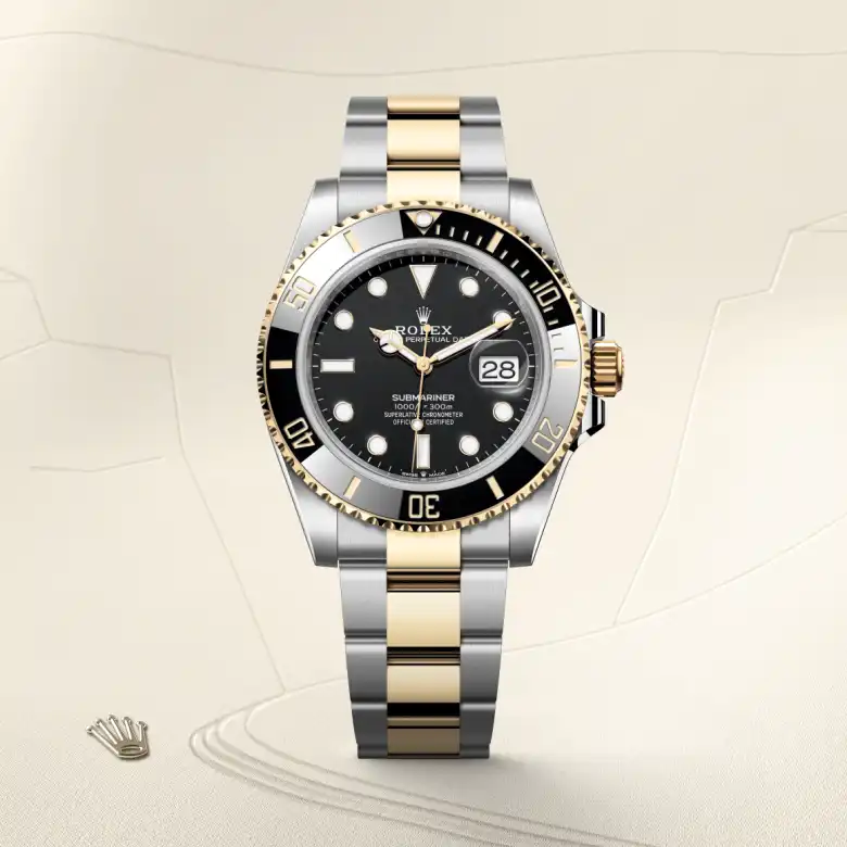 Rolex Submariner in Yellow Rolesor - combination of Oystersteel and yellow gold, M126613LN-0002 - Verga 1947