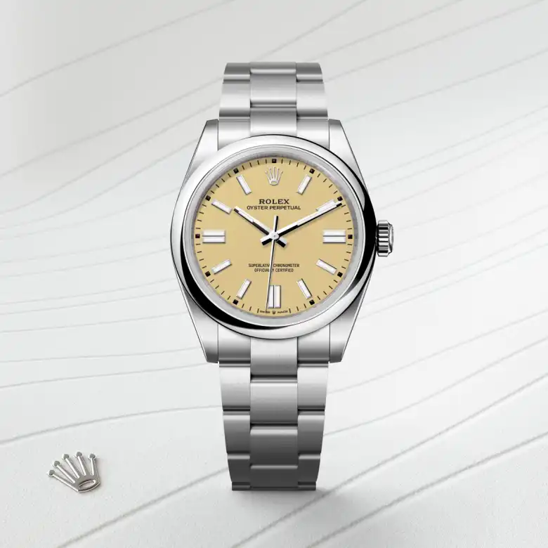 Rolex Oyster Perpetual in Acciaio Oystersteel, M134300-0007 - Verga 1947