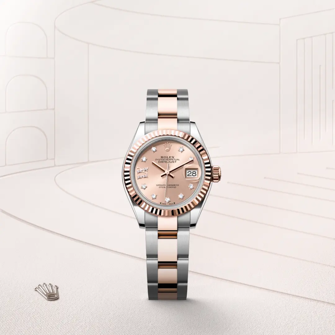 Rolex Lady-Datejust in Everose Rolesor - combination of Oystersteel and Everose gold, M279171-0028 - Verga 1947