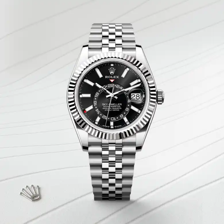 Rolex Sky-Dweller in White Rolesor - combination of Oystersteel and white gold, M336934-0008 - Verga 1947
