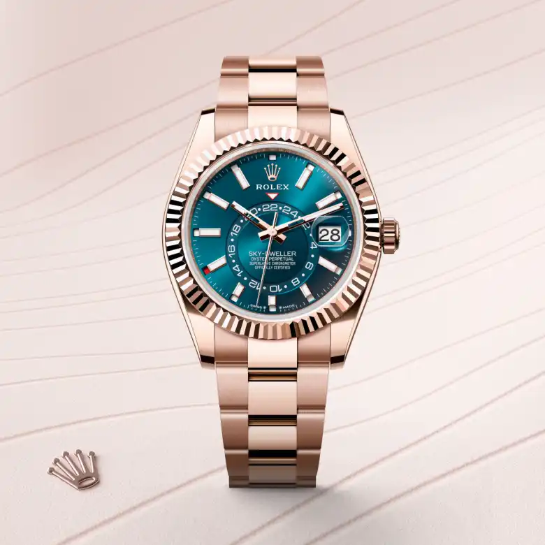 Rolex Sky-Dweller in 18 ct Everose gold, M336935-0001 - Verga 1947