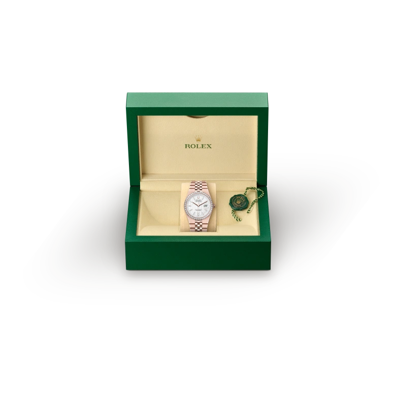 Rolex Land-Dweller in 18 ct Everose gold, M127285TBR-0002 - Verga 1947