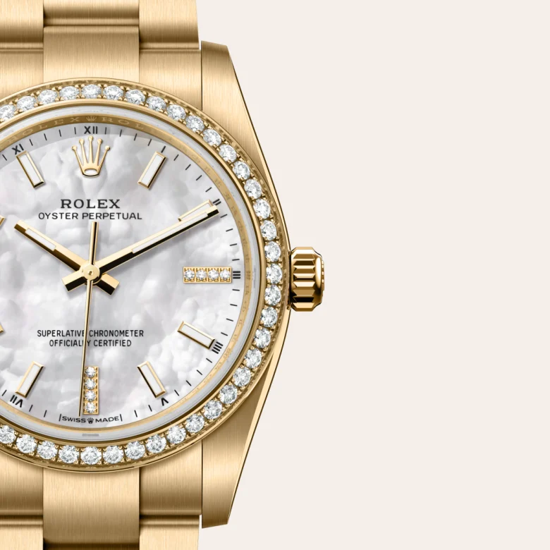 Rolex Oyster Perpetual in Oro giallo 18 ct, M124248RBR-0001 - Verga 1947