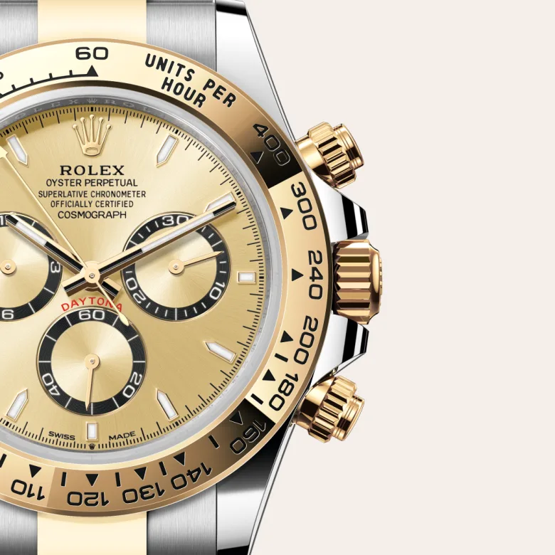 Rolex Cosmograph Daytona in Rolesor giallo (combinazione di acciaio Oystersteel e oro giallo), M126503-0004 - Verga 1947