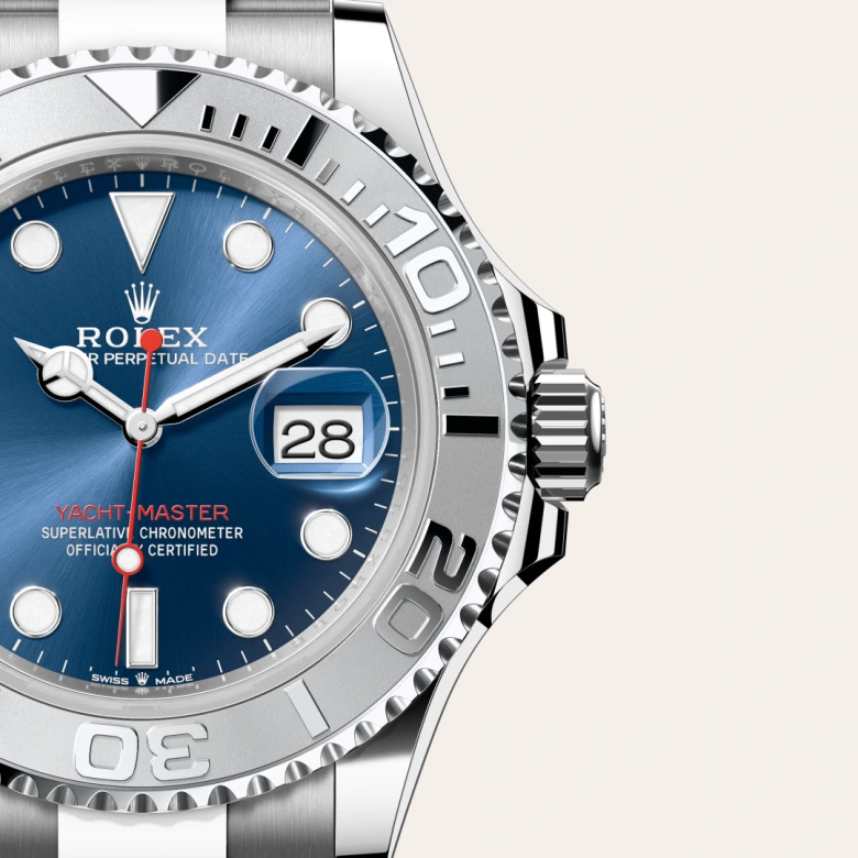 Rolex Yacht-Master in Rolesium (combinazione di acciaio Oystersteel e platino), M126622-0002 - Verga 1947