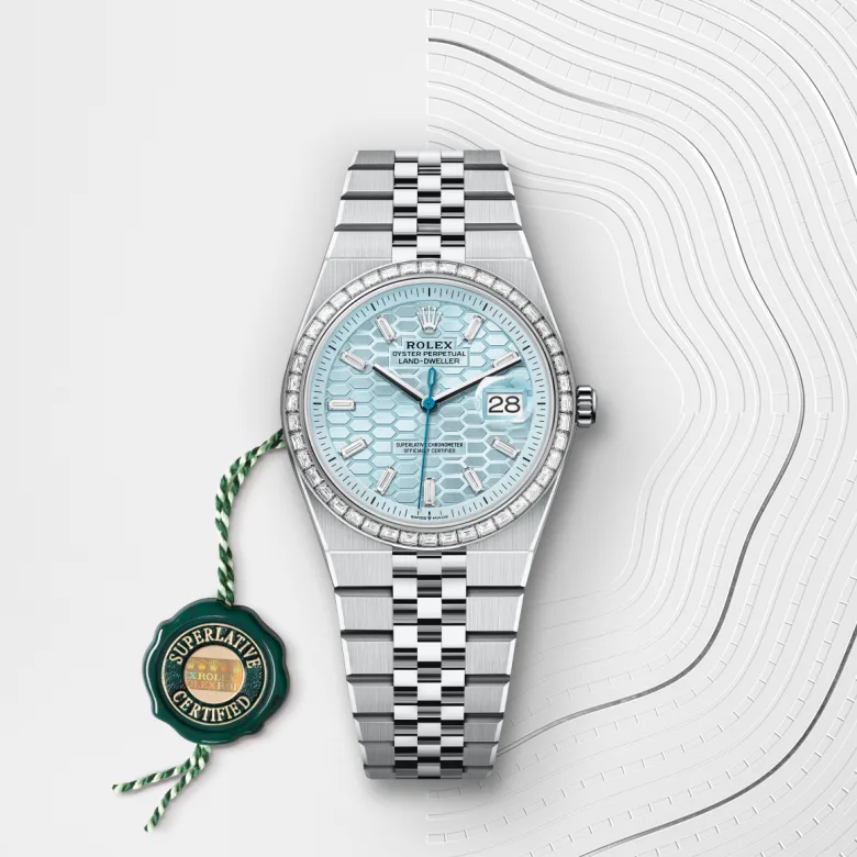 Rolex Land-Dweller in Platinum, M127286TBR-0001 - Verga 1947