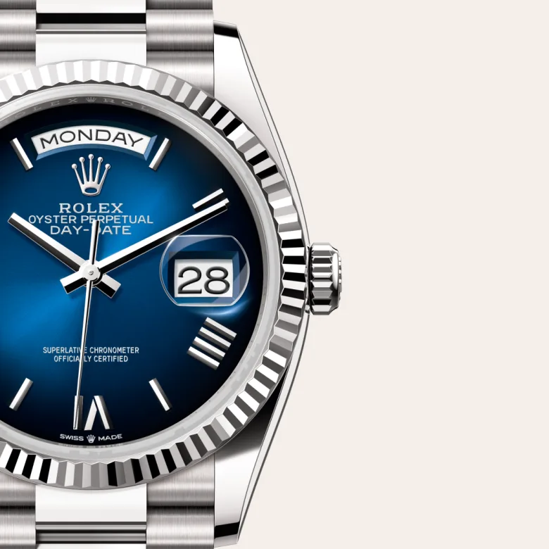 Rolex Day-Date in 18 ct white gold, M128239-0063 - Verga 1947