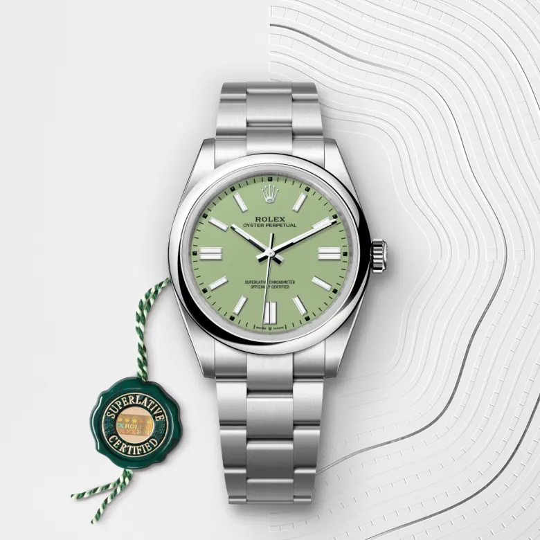 Rolex Oyster Perpetual in Acciaio Oystersteel, M134300-0006 - Verga 1947