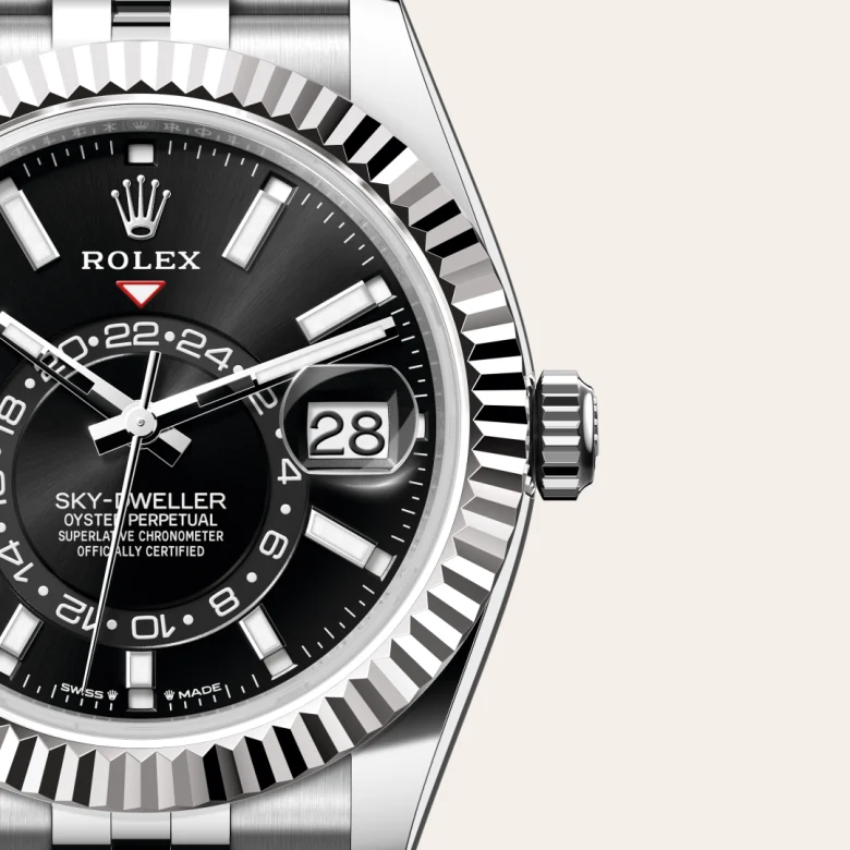 Rolex Sky-Dweller in White Rolesor - combination of Oystersteel and white gold, M336934-0008 - Verga 1947