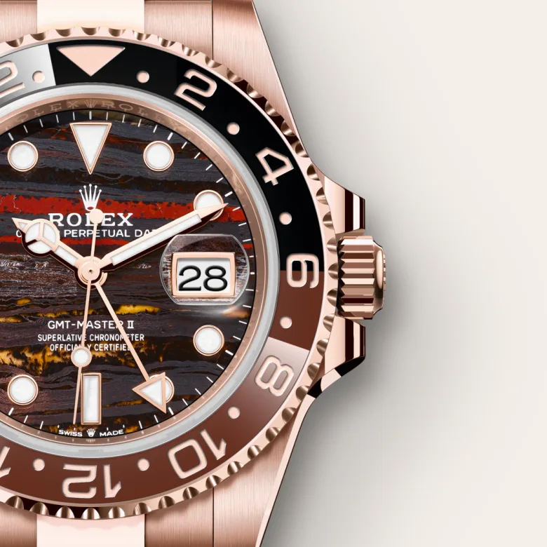 Rolex GMT-Master II in 18 ct Everose gold, M126715CHNR-0002 - Verga 1947