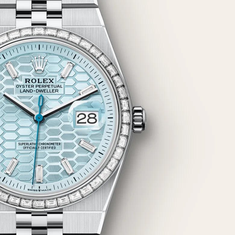Rolex Land-Dweller in Platinum, M127286TBR-0001 - Verga 1947