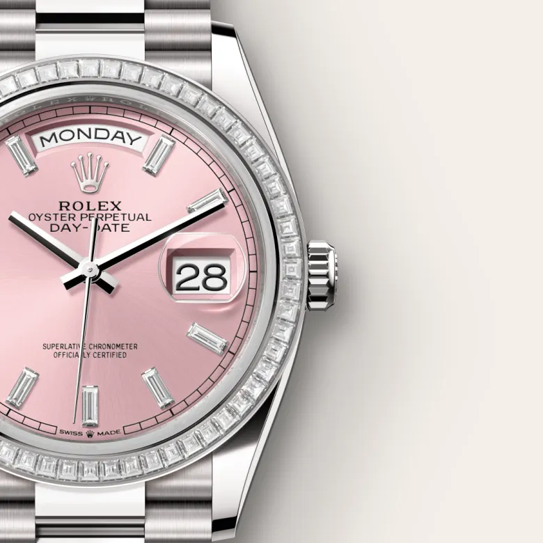 Rolex Day-Date in 18 ct white gold, M128399TBR-0029 - Verga 1947