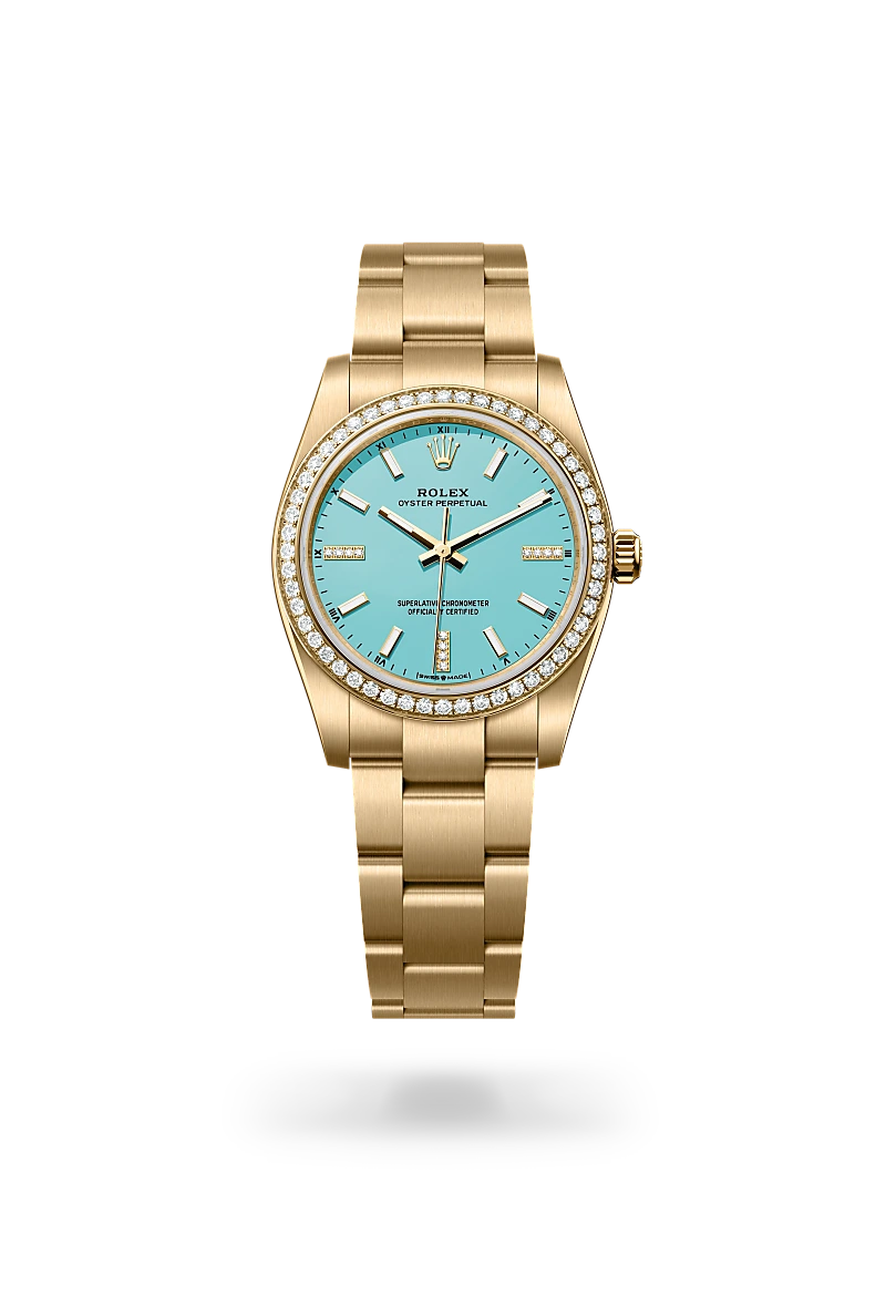 Rolex Oyster Perpetual in Oro giallo 18 ct, M124248RBR-0002 - Verga 1947