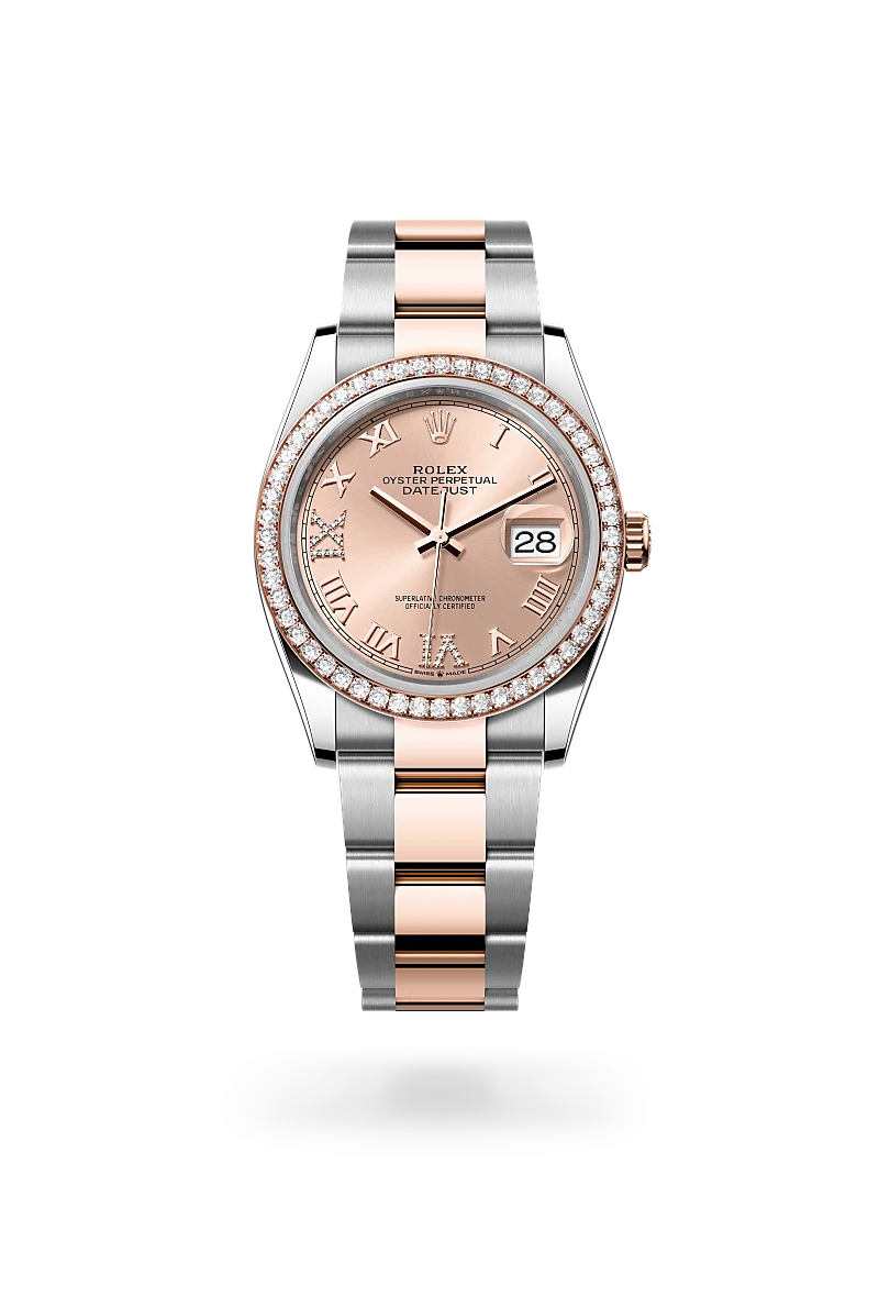 Rolex Datejust in Everose Rolesor - combination of Oystersteel and Everose gold, M126281RBR-0016 - Verga 1947