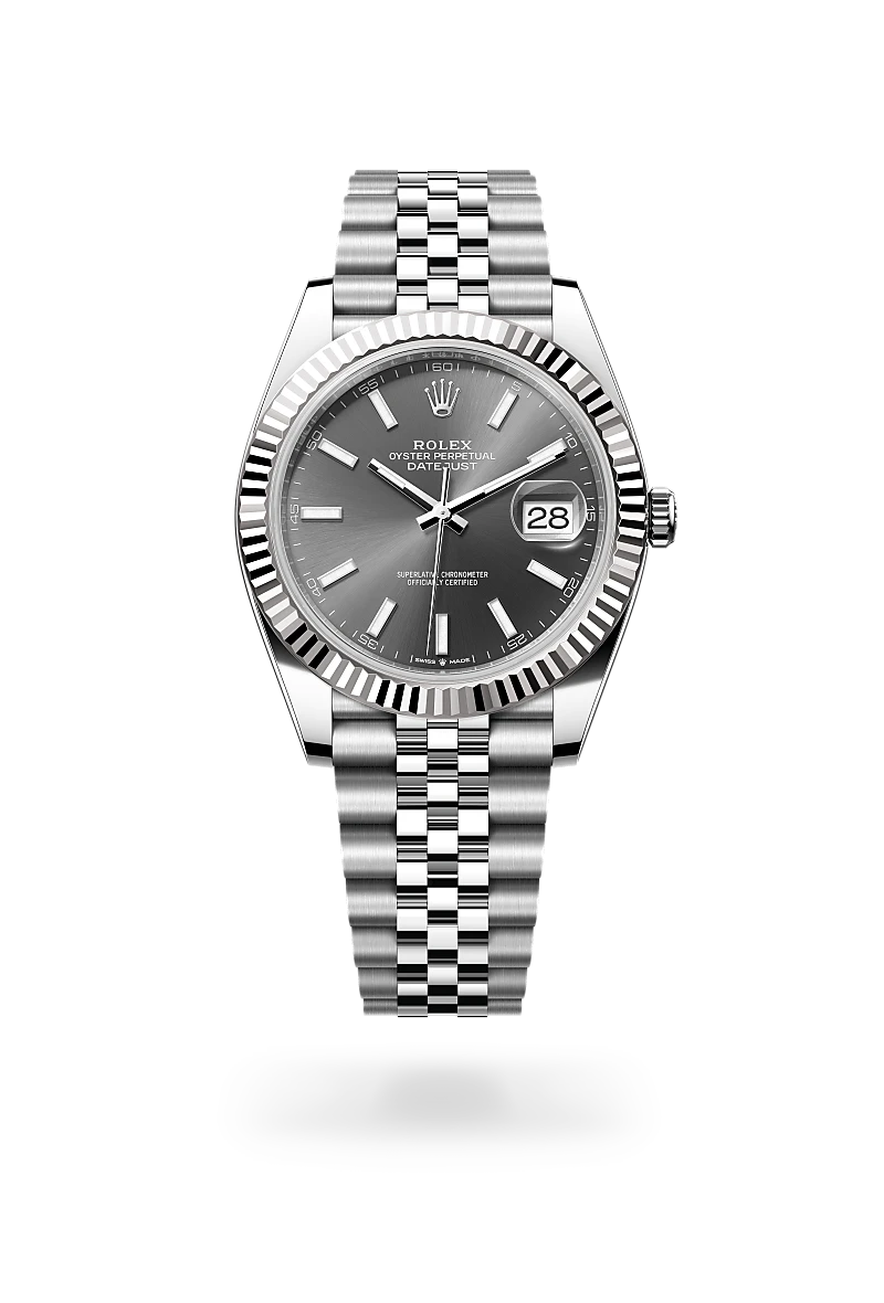 Rolex Datejust in Rolesor bianco (combinazione di acciaio Oystersteel e oro bianco), M126334-0014 - Verga 1947