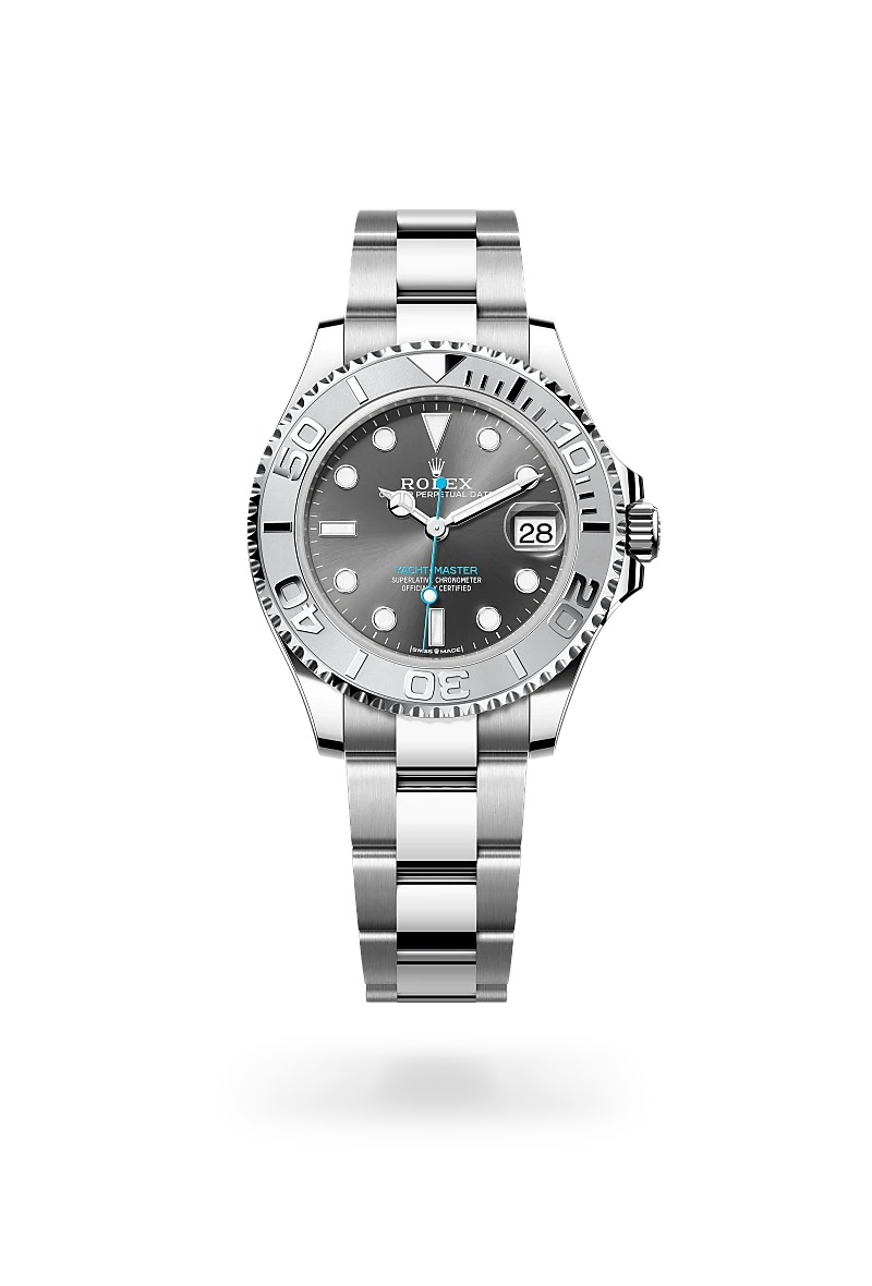 Rolex Yacht-Master in Rolesium (combinazione di acciaio Oystersteel e platino), M268622-0002 - Verga 1947