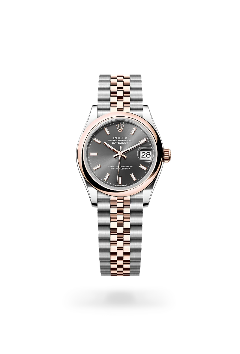 Rolex Datejust in Everose Rolesor - combination of Oystersteel and Everose gold, M278241-0018 - Verga 1947