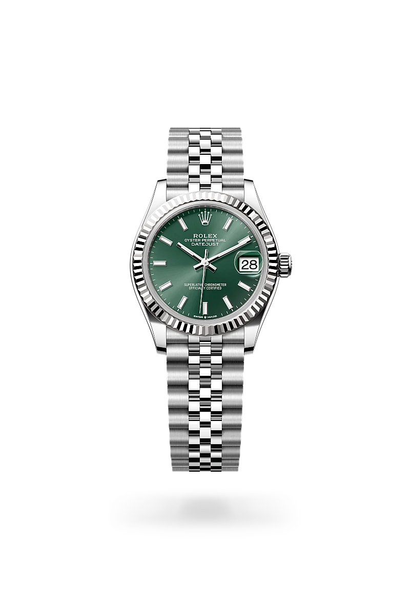 Rolex Datejust in White Rolesor - combination of Oystersteel and white gold, M278274-0018 - Verga 1947