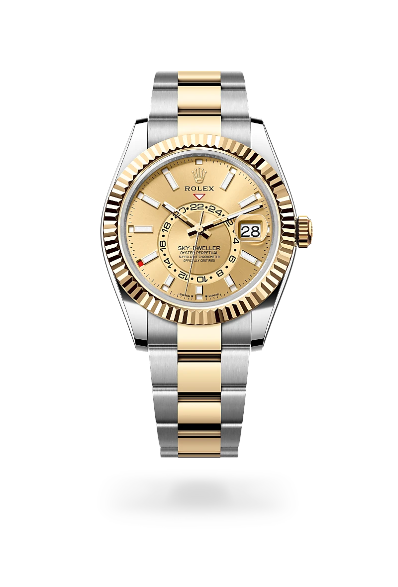 Rolex Sky-Dweller in Rolesor giallo (combinazione di acciaio Oystersteel e oro giallo), M336933-0001 - Verga 1947