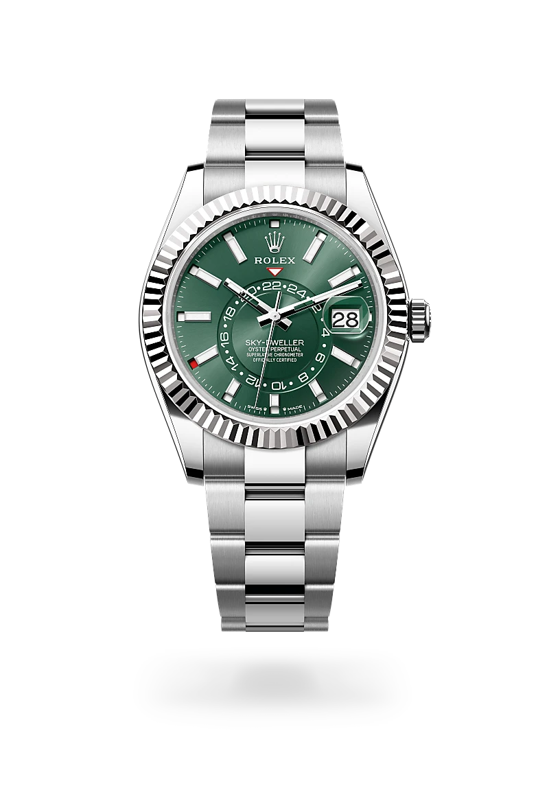 Rolex Sky-Dweller in Rolesor bianco (combinazione di acciaio Oystersteel e oro bianco), M336934-0001 - Verga 1947