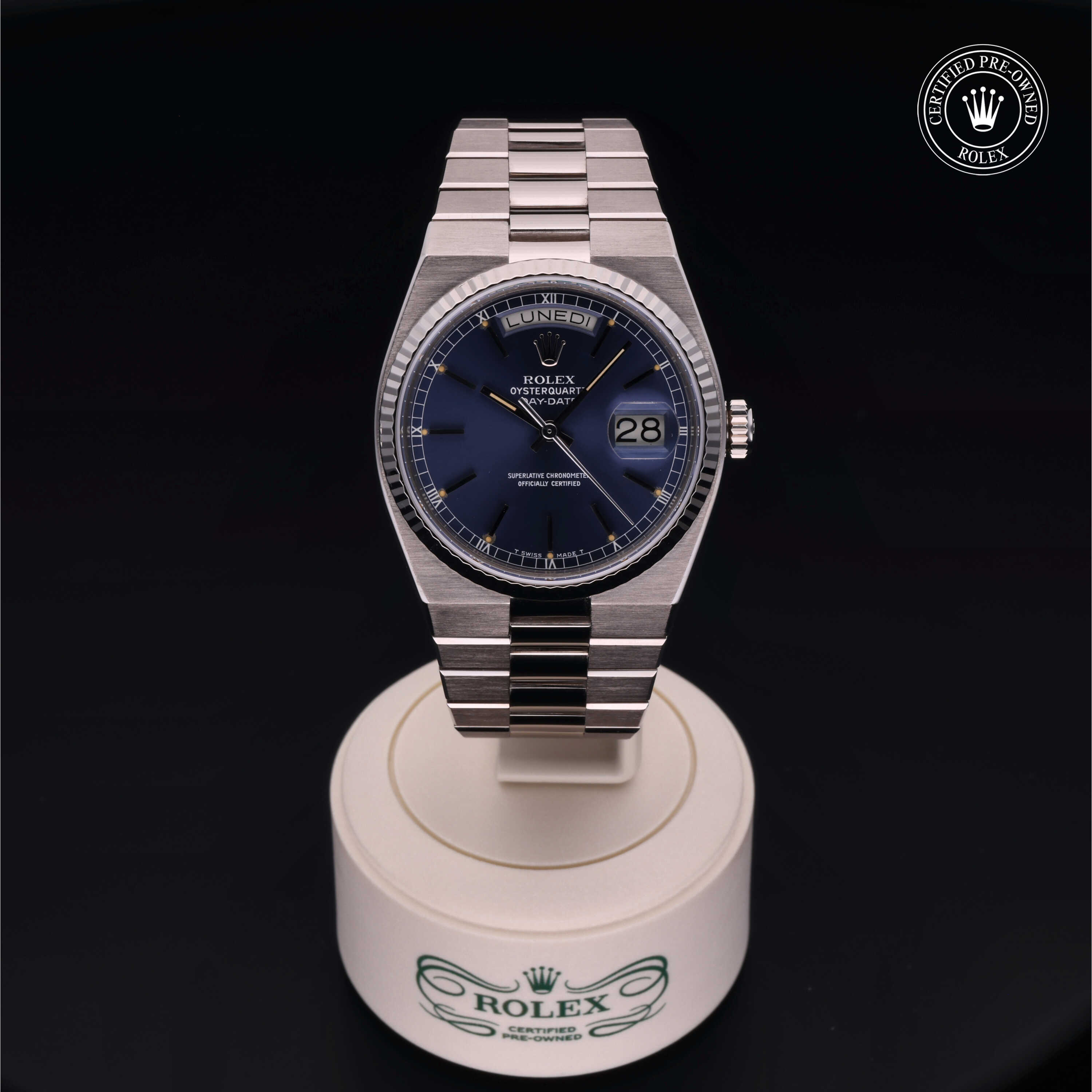 Rolex Certified Pre-Owned  36 in 18 ct white gold, 19019 | Verga 1947