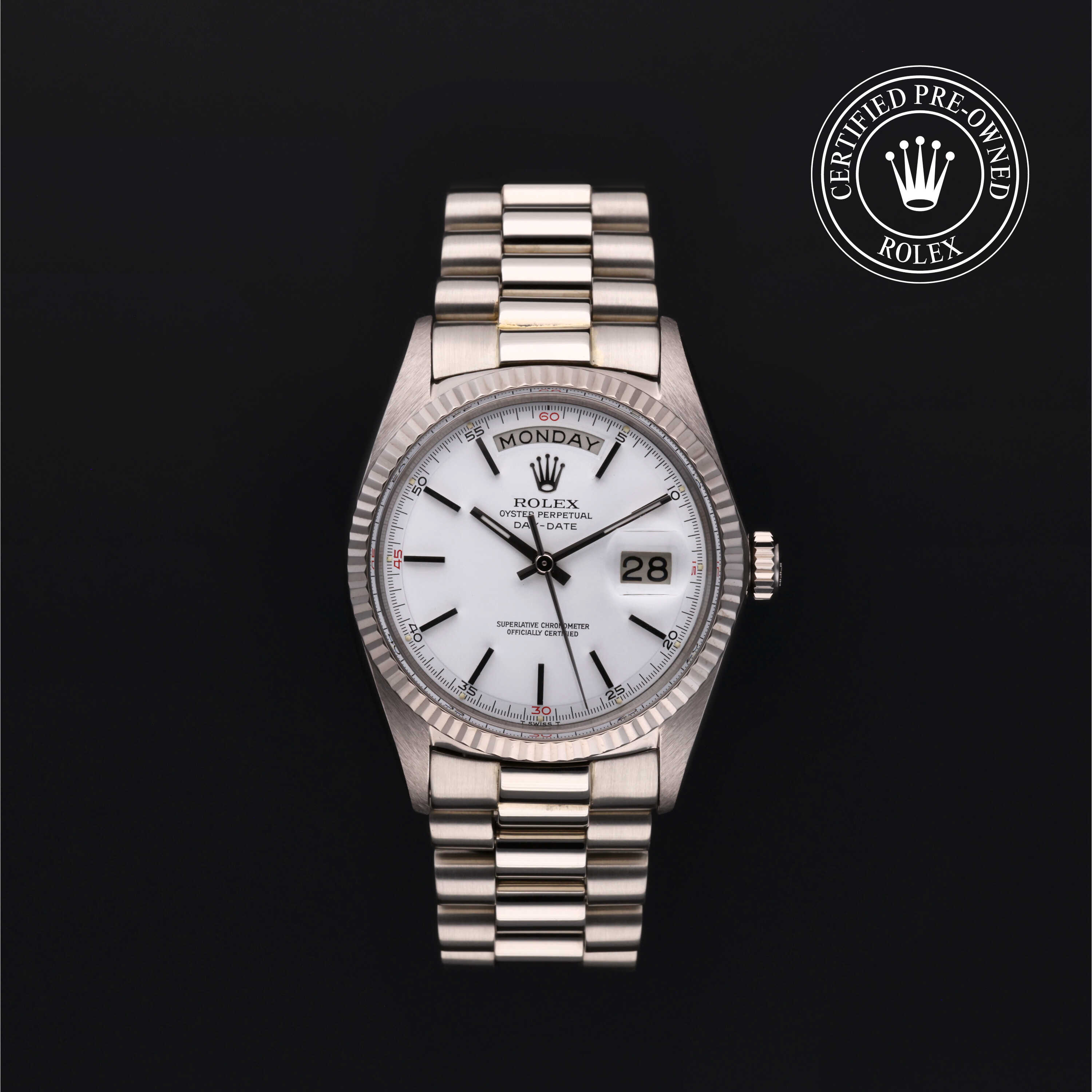 Rolex Certified Pre-Owned  36 in oro bianco 18 ct, 1803/9 | Verga 1947