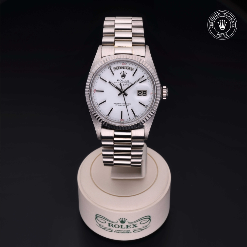 Rolex Certified Pre-Owned  36 in oro bianco 18 ct, 1803/9 | Verga 1947