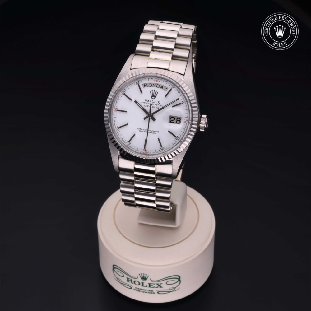 Rolex Certified Pre-Owned  36 in oro bianco 18 ct, 1803/9 | Verga 1947