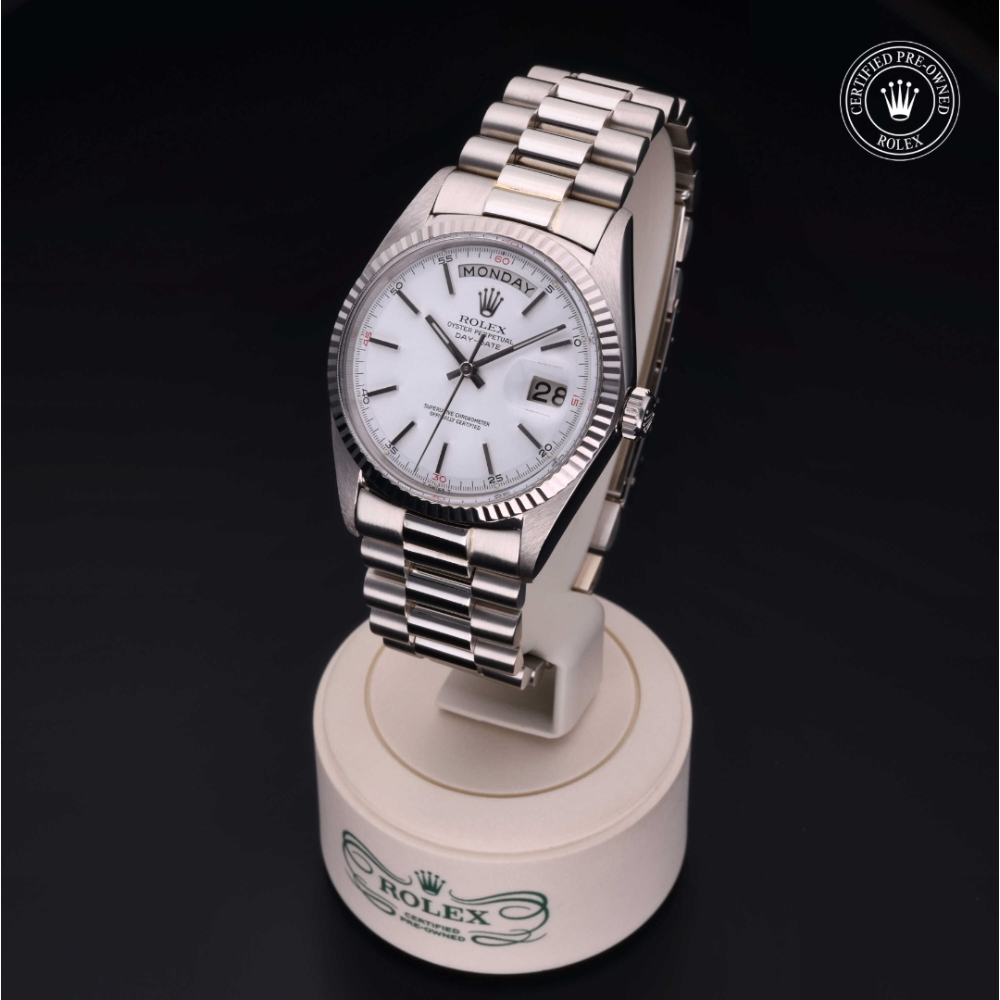 Rolex Certified Pre-Owned  36 in oro bianco 18 ct, 1803/9 | Verga 1947
