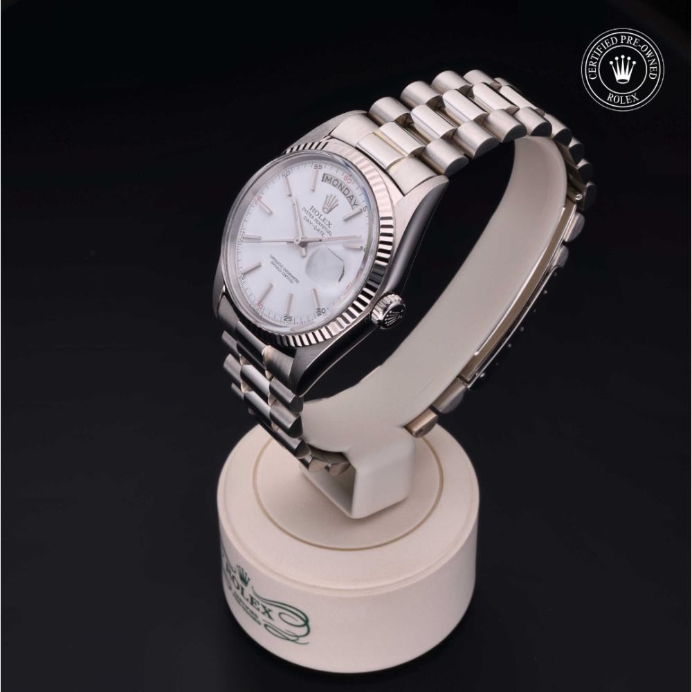 Rolex Certified Pre-Owned  36 in oro bianco 18 ct, 1803/9 | Verga 1947