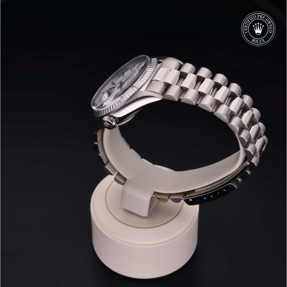 Rolex Certified Pre-Owned  36 in oro bianco 18 ct, 1803/9 | Verga 1947